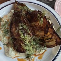 Braised cabbage - this was delicious  at Somebody People in Denver