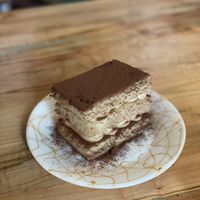 Vegan tiramisu to die for!  at Somebody People in Denver