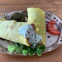 The wraps are my favorite  at Foods & Roots in Koh Phangan