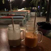 Moca Shake and Boost Juice  at Foods & Roots in Koh Phangan