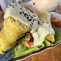 Avocado wrap   at Foods & Roots in Koh Phangan