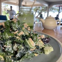 Seaweed „bomb“ salat. Very nurturing   at Foods & Roots in Koh Phangan