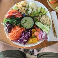 "Mediterranean Salad" at Foods & Roots in Koh Phangan
