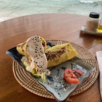 Falafel Wrap #Veganuary at Foods & Roots in Koh Phangan