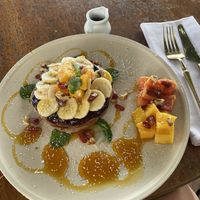 Pancakes #Veganuary at Foods & Roots in Koh Phangan