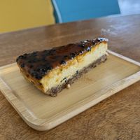 Passion fruit cheesecake  at Foods & Roots in Koh Phangan