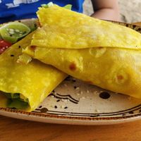 Falafel wrap at Foods & Roots in Koh Phangan