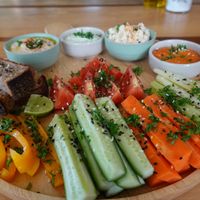 Dips and sticks (can't remember the name) at Foods & Roots in Koh Phangan