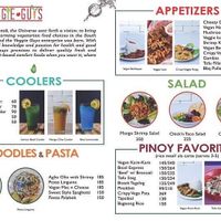 Menu at Veggie Guys in Quezon City