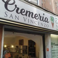 shop front at Cremeria San Vincenzo in Genoa