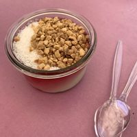 Vegan Malabi   at Hamalabiya - Washington in Tel Aviv