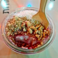 Vegan Malabi at Hamalabiya - Washington in Tel Aviv