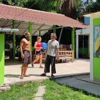 Visitors at PhaNgan Animal Care for Strays in Koh Phangan