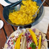 The crunch on the KFC mushroom tacos were perfect! Amazing meal #Veganuary at Khong Vegan Restaurant  in Da Nang