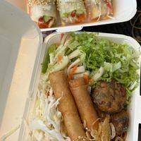Summer Noodles & Summer Rolls   at Khong Vegan Restaurant  in Da Nang