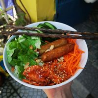 Spring rolls salad at Khong Vegan Restaurant  in Da Nang