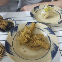 Fried mushrooms at Khong Vegan Restaurant  in Da Nang
