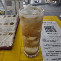 Coconut 🥥 coffee ☕ just needs coconut chips at Khong Vegan Restaurant  in Da Nang