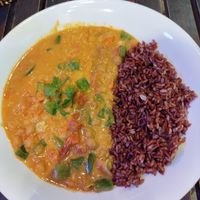 Chickpeas curry at Khong Vegan Restaurant  in Da Nang