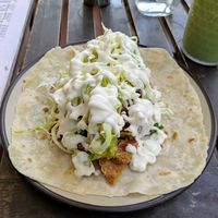 Crispy Mushroom Taco at Khong Vegan Restaurant  in Da Nang