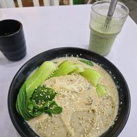 Peanut miso noodles soup at Khong Vegan Restaurant  in Da Nang