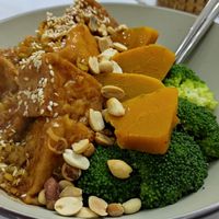 Lemongrass tofu rice at Khong Vegan Restaurant  in Da Nang