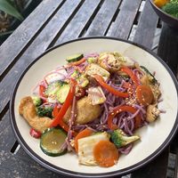 Yakisoba noodles  at Khong Vegan Restaurant  in Da Nang