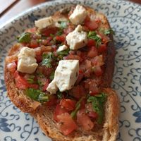 Bruscetta at Khong Vegan Restaurant  in Da Nang