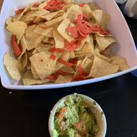 Chips and guac  at Cafe Brazil in Dallas