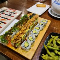 Vegan sushi at Restaurante Japones-Asia Tokyo in Portimao