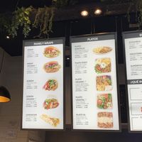Some of the menu at BeyKebap in Sevilla