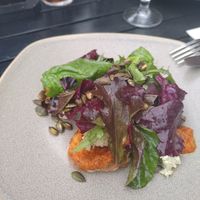 Cashew cream bruschetta at Davitt's in Kenmare