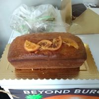 Vegan arancia&zenzero torta(orange and ginger cake)  at ToBio Vegan Shop in Naples