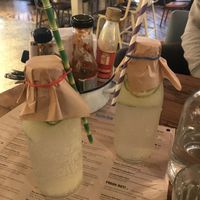 Refreshing elderflower coolers. at Turtle Bay in Leamington Spa