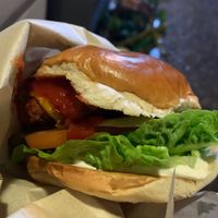 Beyond classic with cheese and bacon
 at Smokey Greens in Berlin