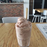 Snickers smoothie at Choclo y Maíz Cocina Vegana in Guadalajara