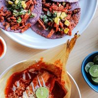 Tacos al Pastor, Tamales at Choclo y Maíz Cocina Vegana in Guadalajara