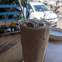 Snickers smoothie at Choclo y Maíz Cocina Vegana in Guadalajara