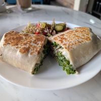 Breakfast burrito at Choclo y Maíz Cocina Vegana in Guadalajara