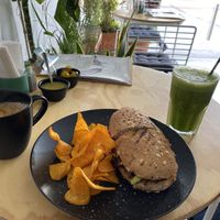 Jalisquillo sandwich  at Choclo y Maíz Cocina Vegana in Guadalajara