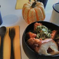 Vegan bowl at Fave in Hendaye