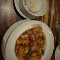 Sweet and sour tofu   at Bali Hai Restaurant in San Diego