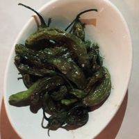 Flash fried shishito peppers  at Bali Hai Restaurant in San Diego
