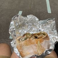 Falafel sandwich  at Sam's Falafel Cart in New York City