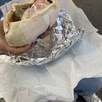 Falafel sandwich   at Sam's Falafel Cart in New York City