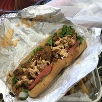 The EVE Crispy Chick'n Sandwich. at Go Vegan Philly in Wilmington