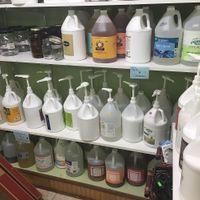 Bulk Liquid Section at Sundrop Health Foods in Columbia Falls