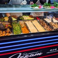 Order counter at Azzam at Azzam in Berlin