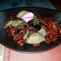 Chongqing Girl (Mushrooms and Chillies) at Bing Di Lian in Tianjin