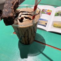 Brownie shake  at Tacos and Flipflops - Pop-up in Peterborough